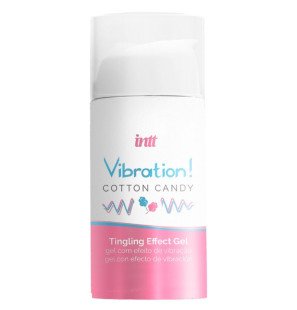 Gel vibrant INTT à la barbe à papa 15 ml pour le bien-être intime – photo 1