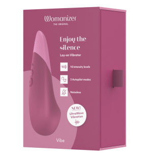 Womanizer lying-down vibrator in dusky pink