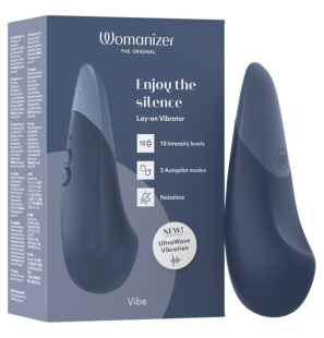 Womanizer Vibe liggende vibrator donkerblauw