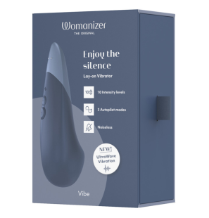 Womanizer Vibe liggende vibrator donkerblauw