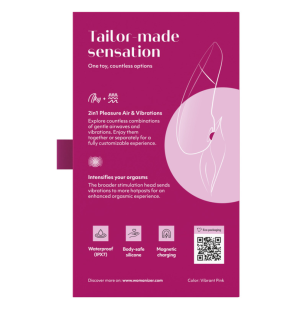 WOMANIZER stimulateur à pression d’air rose pour la stimulation clitoridienne