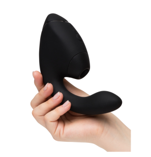 Womanizer Duo Next dual clitoral and G-spot stimulator, black