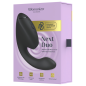 Womanizer Duo Next dual clitoral and G-spot stimulator, black