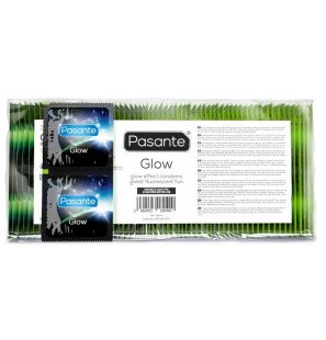 Prezerwatywy PASANTE Glow 53 mm, 144 sztuki