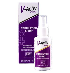 HOT V-ACTIV stymulujący spray dla kobiet z aloesem 50 ml – zdjęcie 1