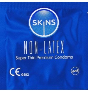 SKINS latex-free condoms, ultra-thin and transparent, 4 pieces – image 3