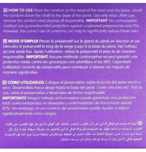 SKINS Latex-Free XL Condoms, Ultra-Thin and Transparent, 4 Pack – image 2