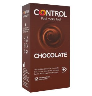 Control chocolate condoms 12 pack – image 1