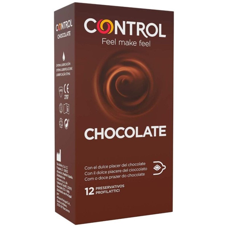 Control chocolate condoms 12 pack – image 1