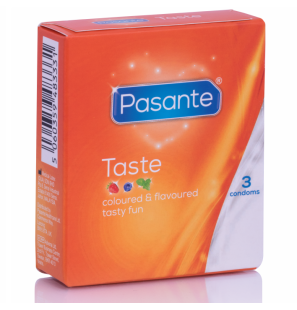 Pasante Flavoured Condoms – 3 Pieces – image 1