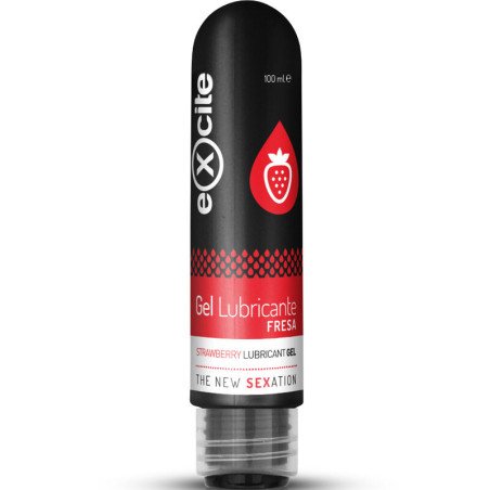 EXCITE aardbeien glijmiddel 100 ml voor intieme wellness – foto 1