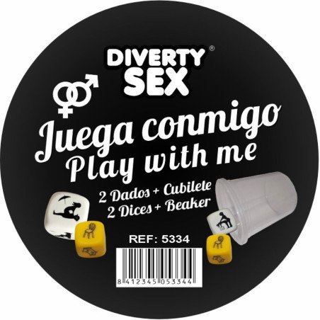 Diablo Picante couples' dice game with cup – image 1