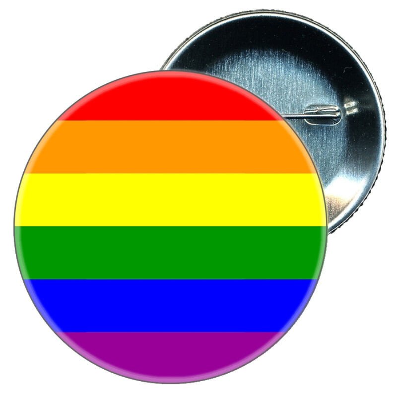 Épingle PRIDE LGBT pride avec drapeau arc-en-ciel – photo 1