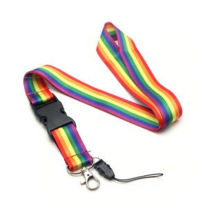 Pride lanyard with LGBT flag – image 1