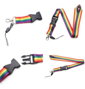 Pride lanyard with LGBT flag – image 2