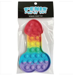 Cherry Pop-it penis stress-relief toy for adults – image 1