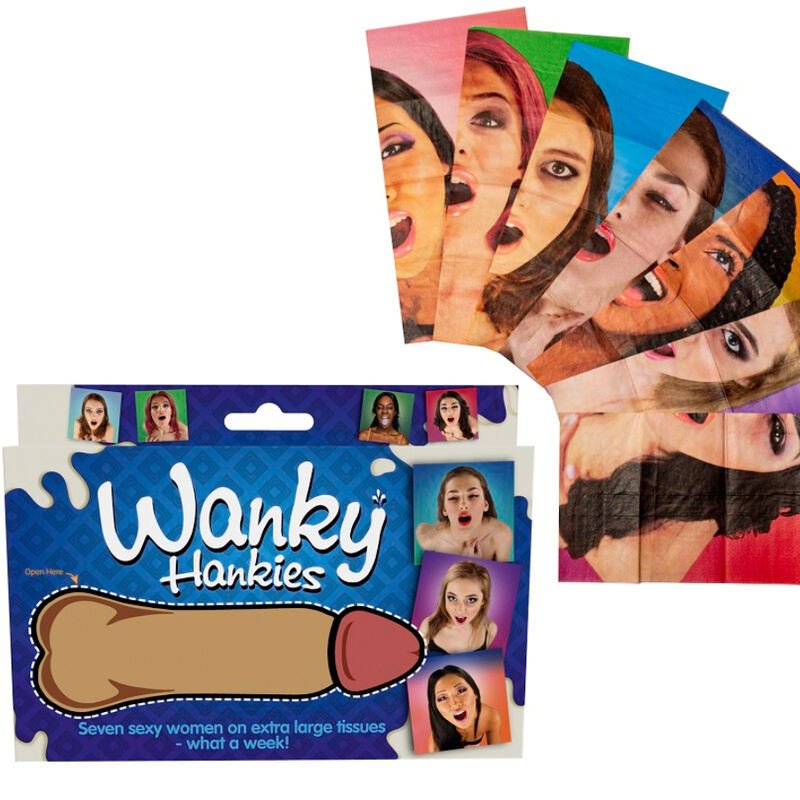 Wanky Hankies extra grote zakdoeken voor vrouwen – set van 7 – foto 1