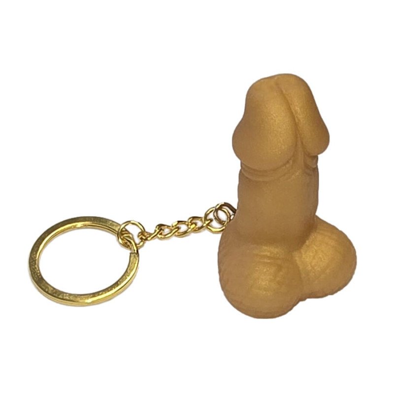 Porte-clés sifflet doré en forme de pénis Diablo Picante – photo 1 Porte-clés sifflet doré en forme de pénis Diablo Picante – photo 1
