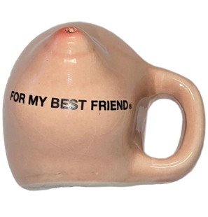 Keramiktasse mit Brustmagnet „Für meinen besten Freund“ – Bild 1