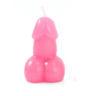 Fuchsia Penis-Shaped Candle by Diablo Picante – image 1