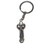 Diablo Picante zilveren metalen penis sleutelhanger – foto 1