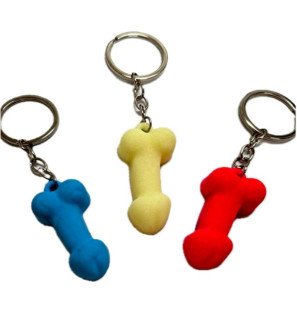 Porte-clés pénis phosphorescents en silicone de Diablo Picante – photo 1