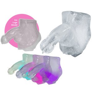 PLAY WIV ME penis-shaped ice luge mould for a striking ice luge – image 2