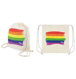 Cotton LGBT Flag Backpack by PRIDE – image 3