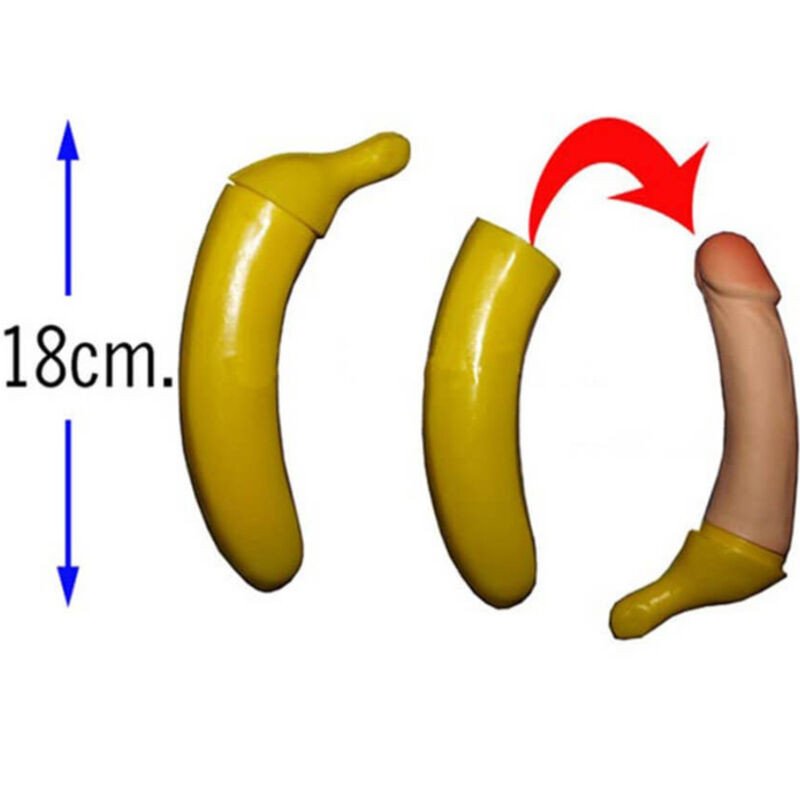 Diablo Picante pénis en forme de banane pour adultes – photo 1