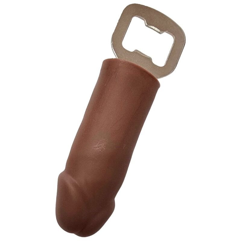 Diablo Picante Rubber Penis-Shaped Bottle Opener – image 1