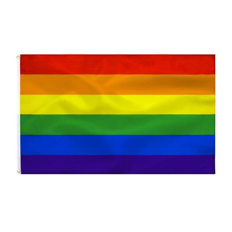 PRIDE Rainbow Flag 90 x 150 cm – image 1