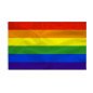 Drapeau arc-en-ciel 90 x 150 cm PRIDE – photo 1