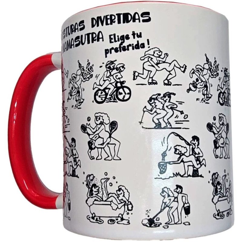 DIABLO PICANTE Kamasutra Mug 370 ml with Red Handle – image 1