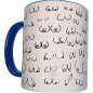 Breast-Shaped Mug with Blue Handle DIABLO PICANTE 370 ml – image 1