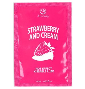 Strawberry and Cream Lubricant 10 ml by SECRETPLAY – image 1