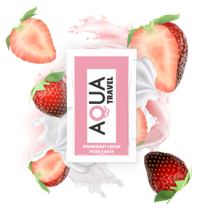 Aqua Travel lubrykant na bazie wody o smaku truskawkowym 6 ml – zdjęcie 1