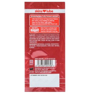 SKINS glijmiddel op waterbasis met aardbei 5 ml – foto 2