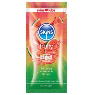 SKINS Water-Based Lubricant with Watermelon Flavour 5 ml – image 1