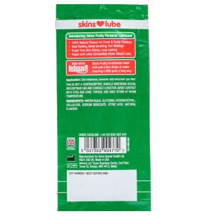 Lubrifiant à base d’eau SKINS à la pastèque 5 ml – photo 2