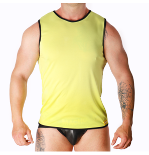 Macho geel T-shirt voor mannen in S/M en L/XL – foto 1