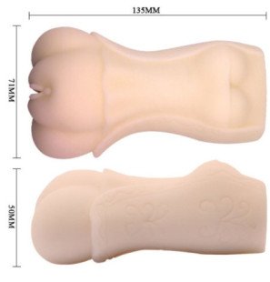 Crazy Bull Compact Waterskin Masturbator with Vaginal Design and Water-Absorbing Inner Structure – image 4