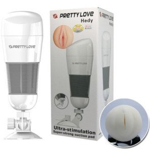 Pretty Love Hedy realistische masturbator met getextureerde binnenhuls en stevige ABS-behuizing – foto 2