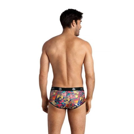 Men's boxer briefs with comic-book design, size L or XL – image 2