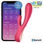 Satisfyer Flex Mono appgesteuerter Vibrator in Rot oder Rosa – Bild 1
