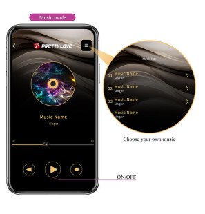 Pretty Love Hector vibrateur connecté à une application lilas – photo 16