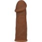 Gaine d’extension pénienne CALEXOTICS marron de 5 cm – photo 1