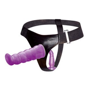 Baile Lilac vaginal and anal harness with G-spot, 17 cm – image 1
