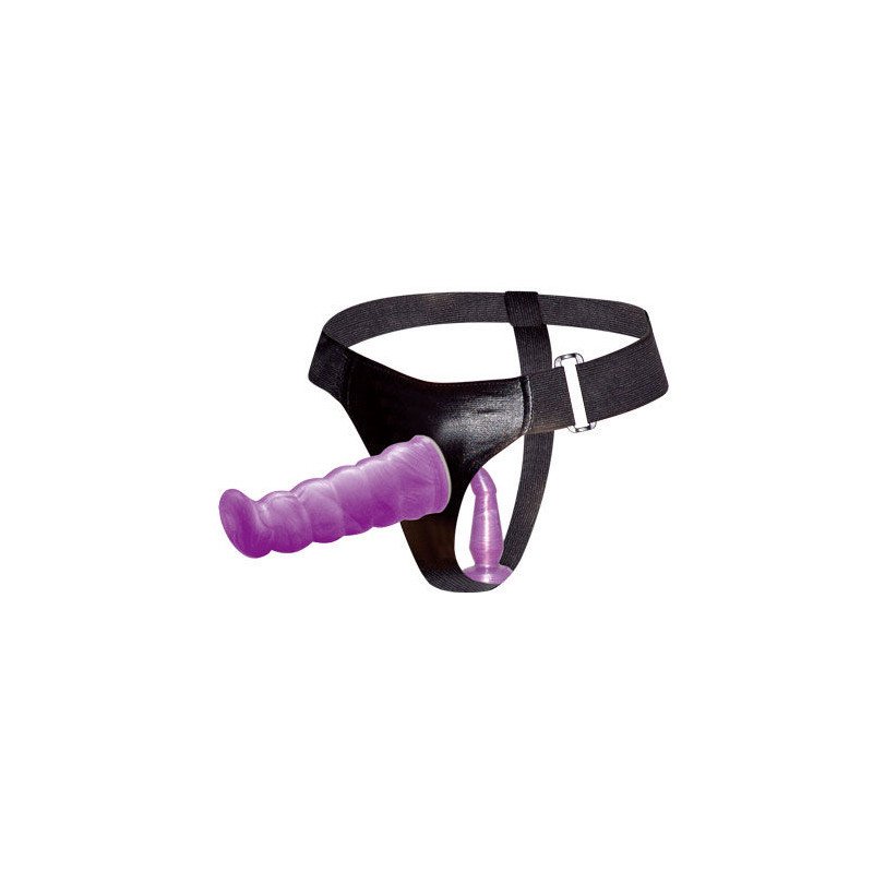 Baile Lilac vaginal and anal harness with G-spot, 17 cm – image 1