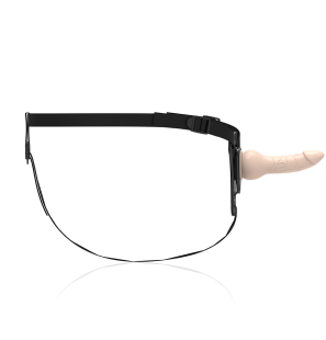 Realistischer Silikon-Strap-on mit Harness 16 cm – Bild 3