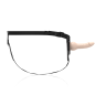 Realistischer Silikon-Strap-on mit Harness 16 cm – Bild 3